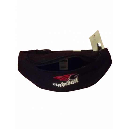Eightball Waist Bag Black - Eightball Logo