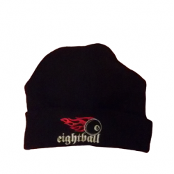 Eightball Black Skull Cap - Eightball Logo