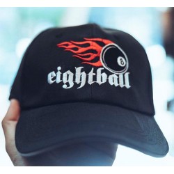 Eightball Μαύρο Καπέλο - Eightball Logo new