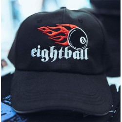 Eightball Μαύρο Καπέλο - Eightball Logo new