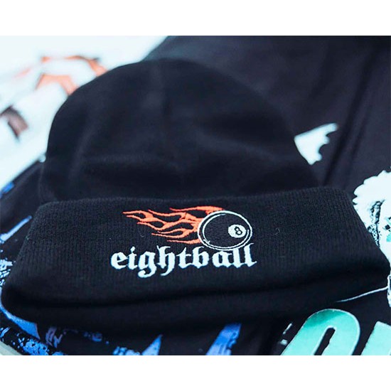 Eightball Μαύρος Σκούφος - Eightball Logo