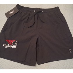 Eightball Ανδρική Βερμούδα (Μαγιό) Μαύρη - Logo