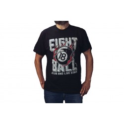 Eightball Ανδρικό Μαύρο Μπλουζάκι - 18 Χρόνια