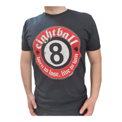 Eightball Black T-shirt - Born to Lose Live to win